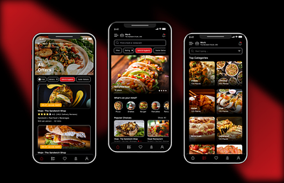 Online Food Ordering and Delivery App adobe xd app app design application design delivery food food app food ordering app ios mobile app online food online order order food ui uiux user experience user interface