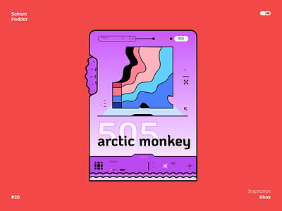 Album Cover 505 Arctic Monkey animation app app icon branding build build2 calculator concept daily ui design designdrug graphic design icon illustration logo typography ui ux vector watchmegrow