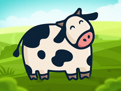 The Cow cow illustration vector