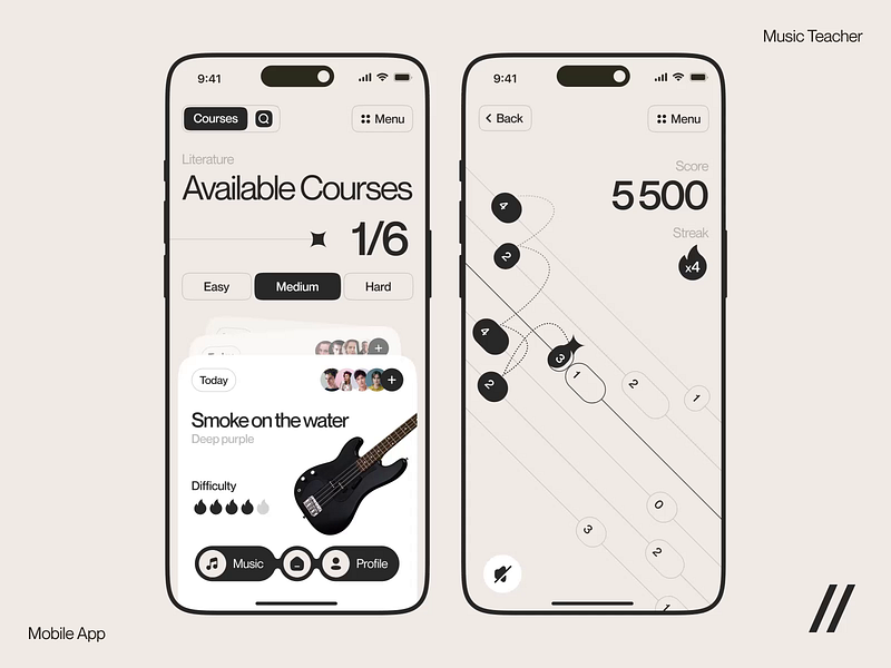 Educational App (Android, iOS)