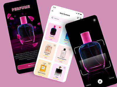 Perfume app app app design beauty shop design e commerce graphic design ios mobile mobile app perfume perfume app perfume app design perfume bettle perfume mobile app popular producet shopping ui ui kits ux