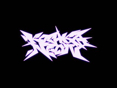 KOSHKA NEON customtype cyberpunk graffiti graphic design lettering logo neon web3 wildstyle y2k