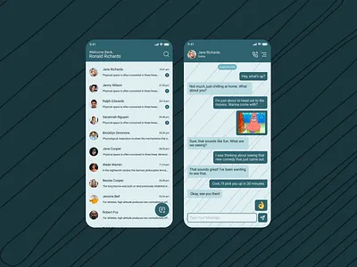 #DailyUI_013: Direct Messaging design graphic design ui user interface ux
