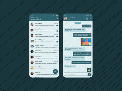 #DailyUI_013: Direct Messaging design graphic design ui user interface ux