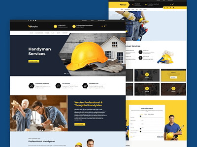 Home Maintenance & Repair Service HTML Template - Murphy worker