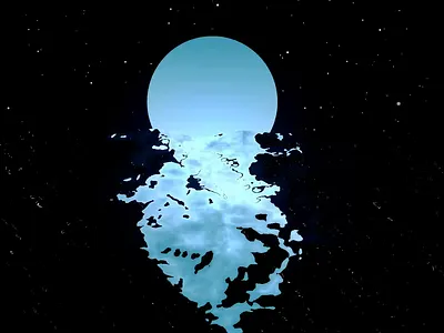 Water esq reflection #024/2 after effects animation esq ui design water reclection