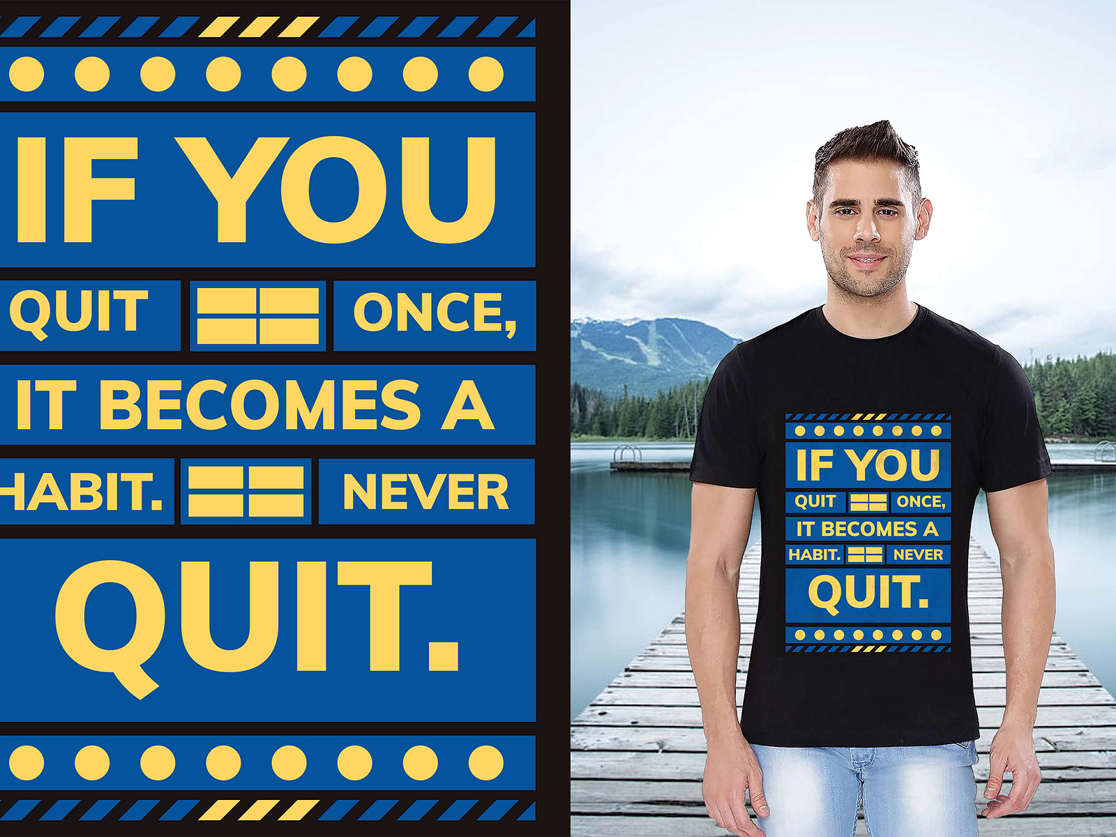 Motivational T-shirt Design by shafkat hossain on Dribbble