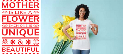 Mother's Day T-shirt Design branding custom design font graphic design motion graphics t shirt text ui vector