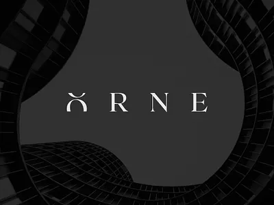 Elegant Typographic logo design - ORNE branding clean logo design elegant logo graphic design illustration letter o light company logo logo logo design mega malik modern logo o logo typographic logo vector