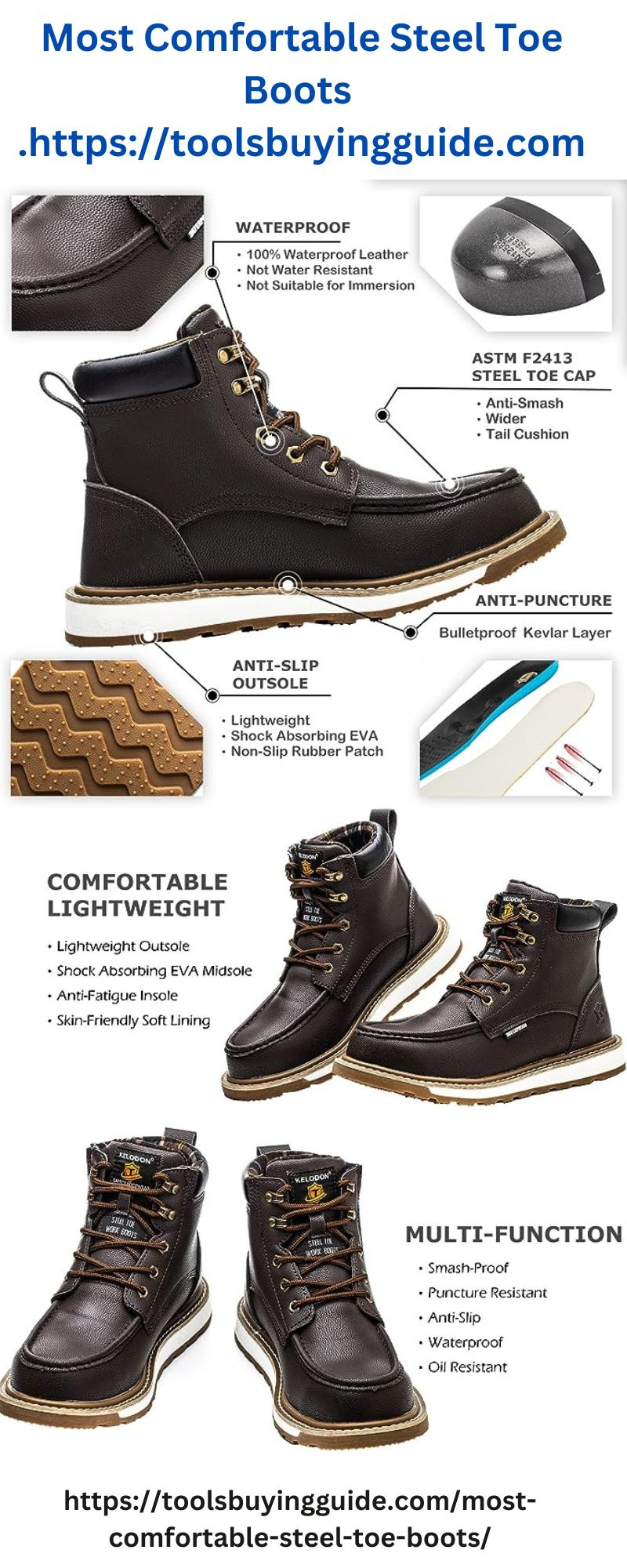 Most Comfortable Steel Toe Boots by Kahtrinejames on Dribbble