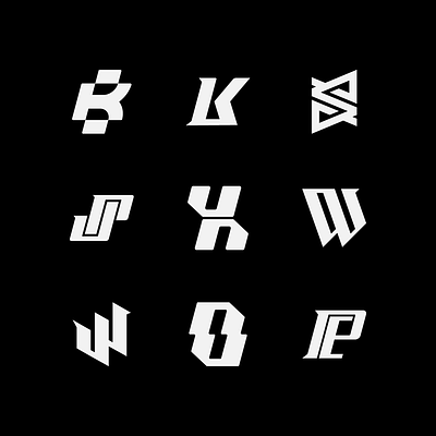 Athlete Logos branding design graphic design illustration lettering lettering art lettering artist logo logo design