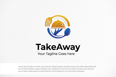 Take Away (Food) Logo Template affordable logo affordable logo design branding service
