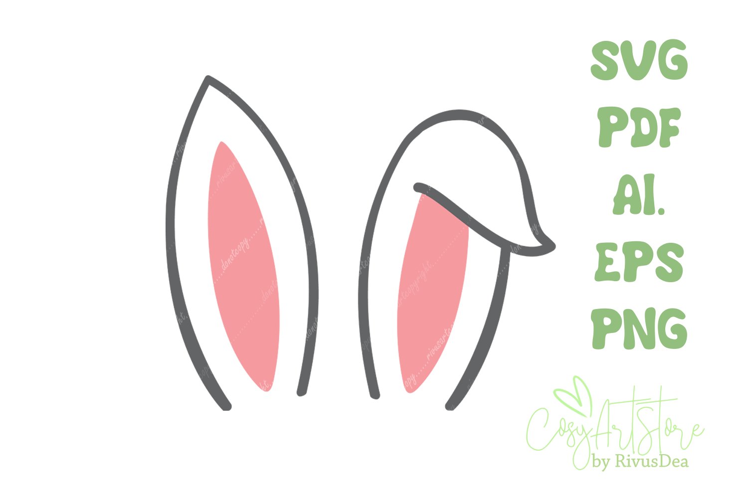 Bunny ears SVG download. Bunny ears by Ann on Dribbble