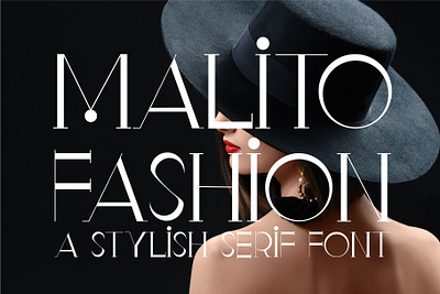 Malito Fashion Font serif type design