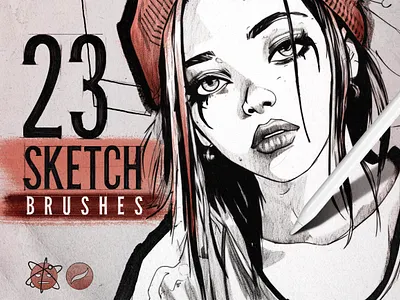 23 Sketch Brushes for Procreate brushes for procreate procreate procreate brushes procreate sketch sketch brushes