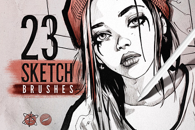 23 Sketch Brushes for Procreate brushes for procreate procreate procreate brushes procreate sketch sketch brushes