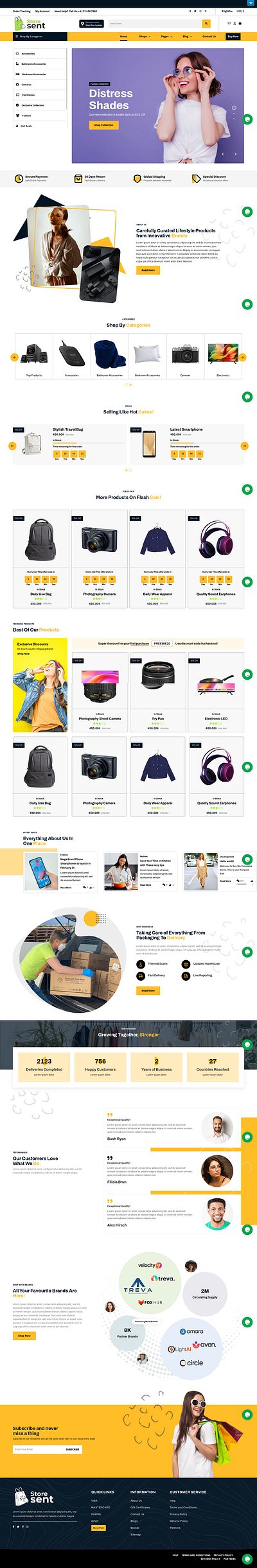 Online Store design graphic design ui ux website wordpress