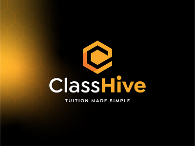 Class Hive - Logo Design brand identity branding company logo design education logo geometric graphic design illustration logo minimal modern logo phencils ui vector yellow