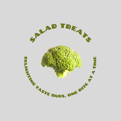Salad Treats Logo 3d animation branding creative logo design food logo graphic design halal logo halal plus logo motion graphics