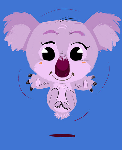 Waru children cute animals cute koala digital art illustration koala pictorial