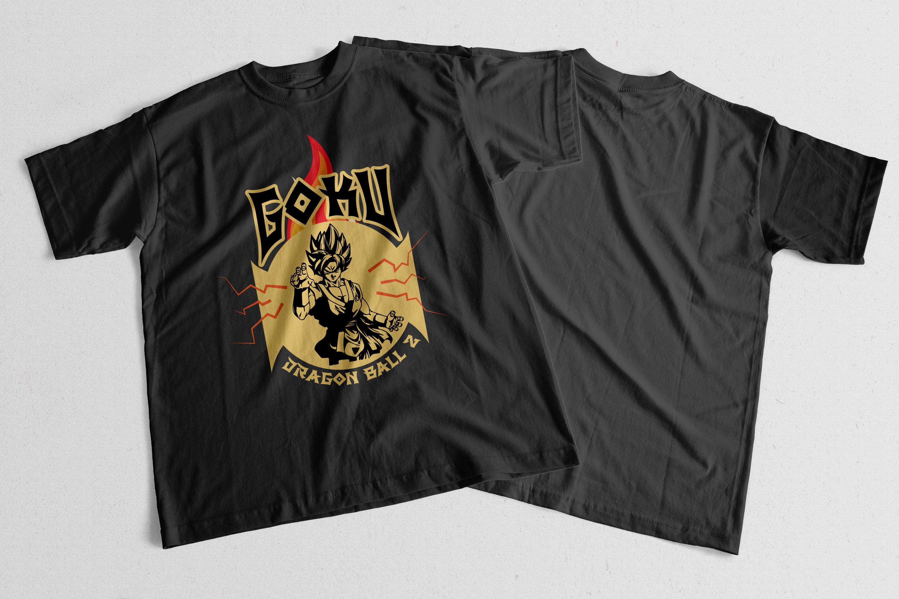 Anime Tshirt Design anime tshirt branding design goku graphic design illustration logo tshirtdesign typography ui ux vector