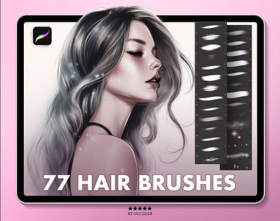 77 Hair Brushes For Procreate brushes for procreate procreate procreate brushes