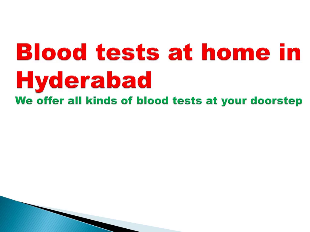 Blood tests at home in Hyderabad by jai on Dribbble