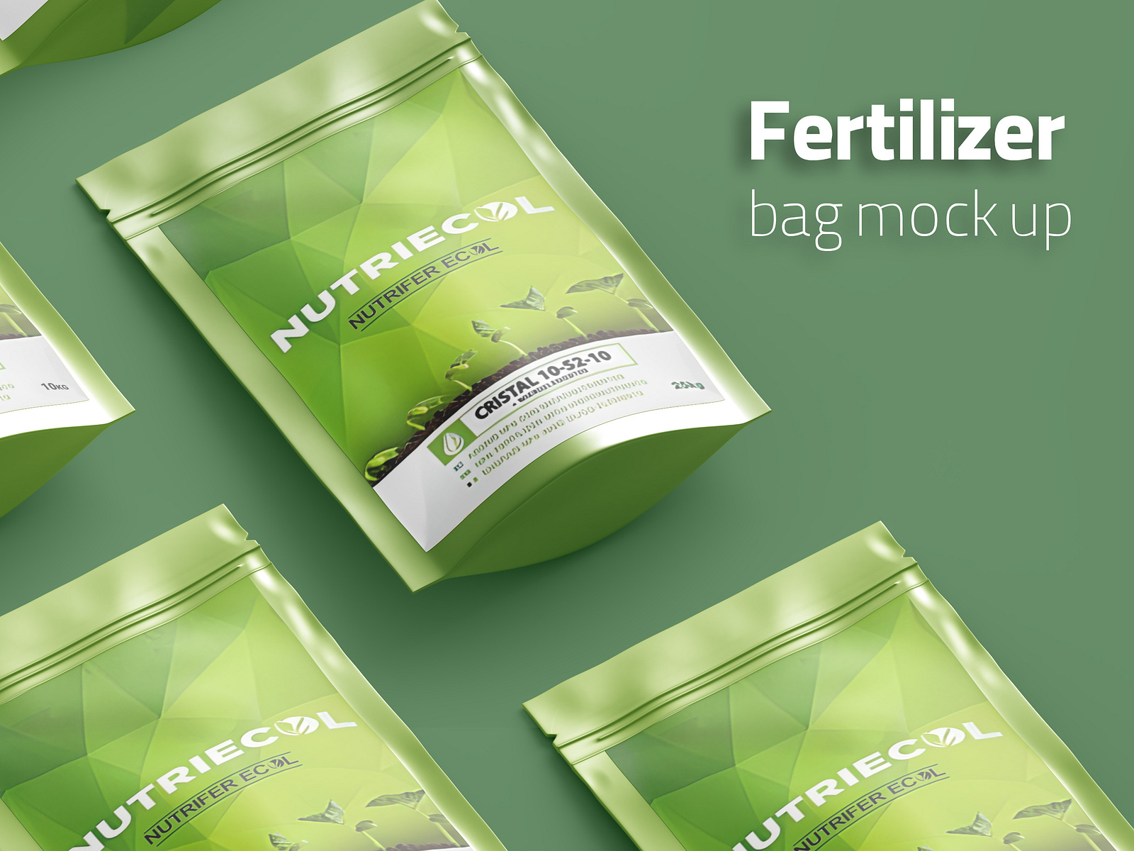 Fertilizer Bag Mockup design by saba hamidinavid on Dribbble