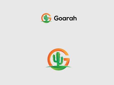 G with Cactus Logo Design branding design graphic design illustration vector