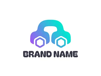 Wrench Logo In The Form Of A Car For Car Service Or Tire Fitting car car logo car service design fitting graphic design key logo logotype symbol tire transportation logos tuning vector wrench