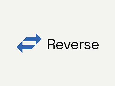 Reverse Logo Concept. branding logo mobile app modern logo reverse