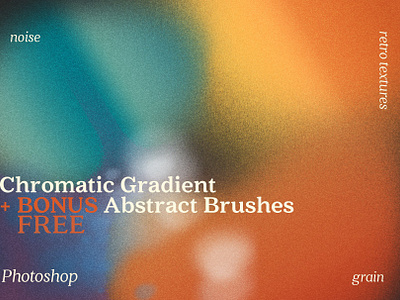 Retro Gradient Colors PS +Free Brush