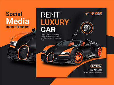 Car Social Media Banner Template Design. banner car design banner design branding business car banner car poster design corporate creative design design design template graphic design logo poster design rent luxury car social media banner social media poster social media poster design social media template banner template unique design