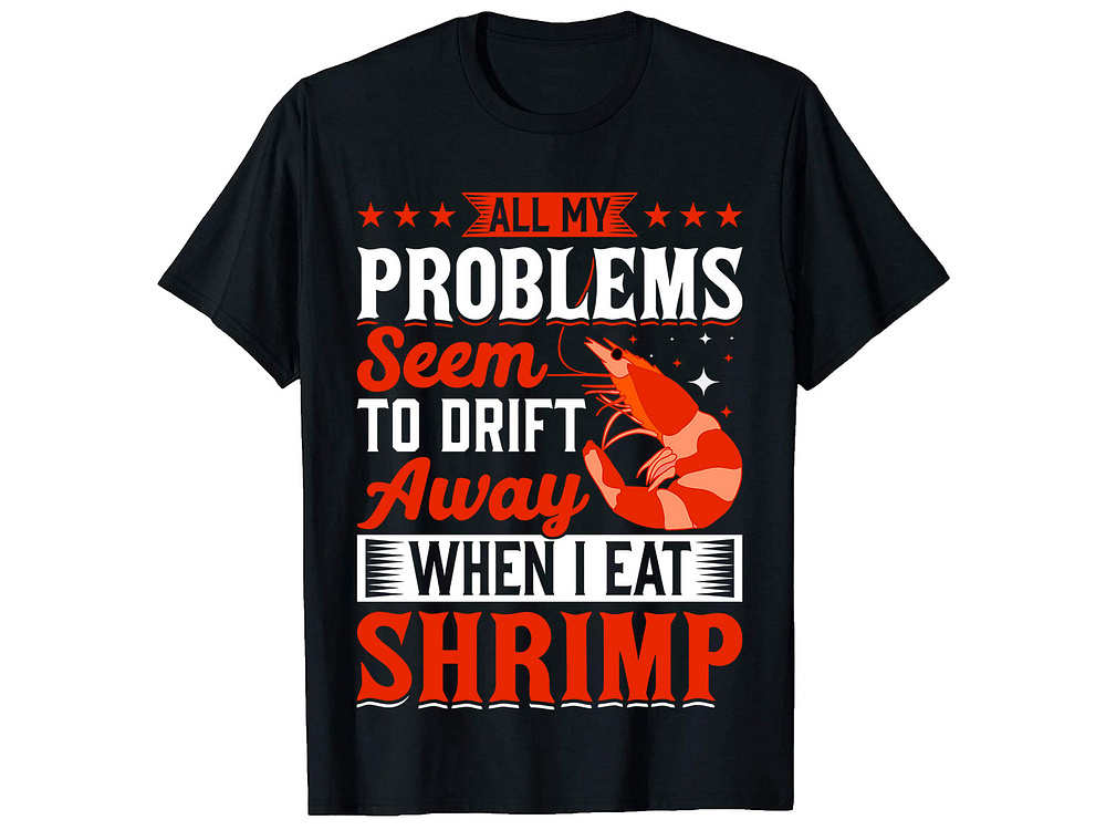 Shrimp Tshirt Design designs, themes, templates and downloadable ...