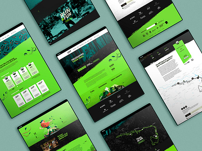 Tiken Trail web site design identity illustration ui webdesign