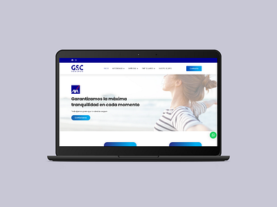 GSC-seguros - informative website design web design web designer web interface web ui website