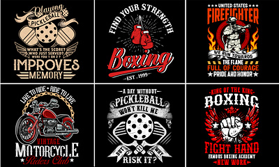 t-shirt design best best t shirt boxing design designer firefighter graphic design gym illustration pickleball t shirt typography
