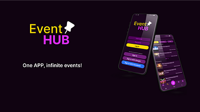 EventHub - app concept graphic design ui