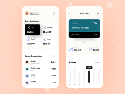 Finance Management Mobile App android android app app app design bank e wallet finance finance app ios mobile money money app money management ui ui design ux wallet