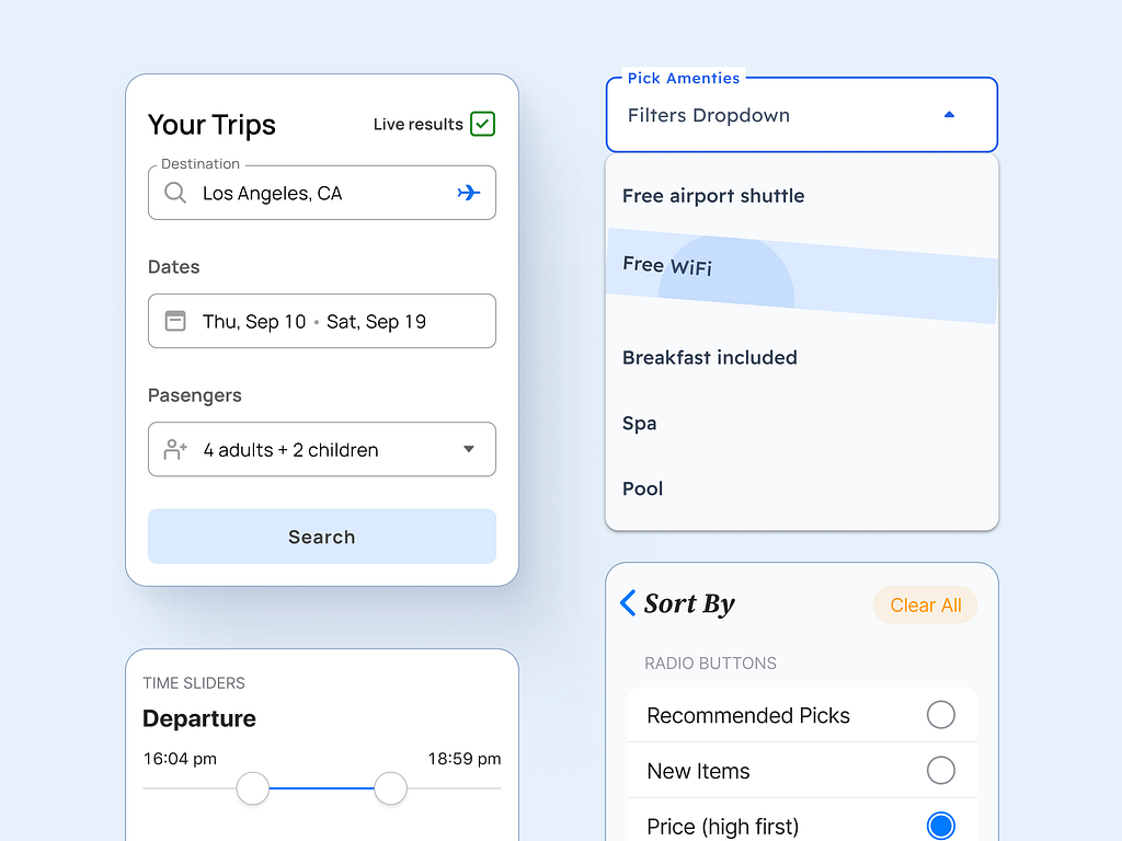 Filter UI Design Techniques for Data-Rich Environments by Roman ...