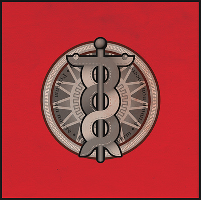 Icon 42b caduceus icon iconography illustration illustrator medical