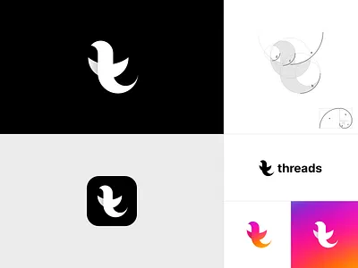 Threads Rebrand branding logo