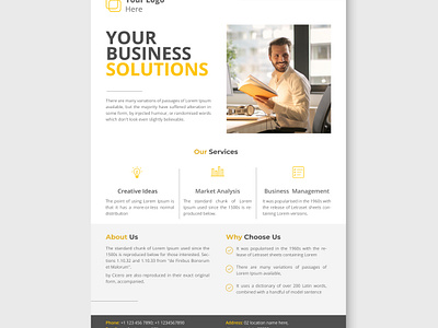 Business Marketing flyer business flyer creative design flyer flyer design flyer template flyers graphic design marketing collateral marketing flyer marketing materials modern flyer