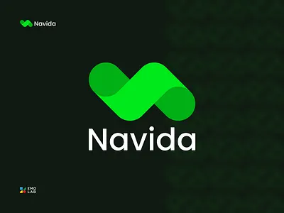 Simple,Modern letter N-Navida,logo design & identity 3d adobe app icon brand identity branding business logo company logo concept creative design graphic design illustration letter logo logo logomark logotype minimal logo modern logo n letter logo simple logo