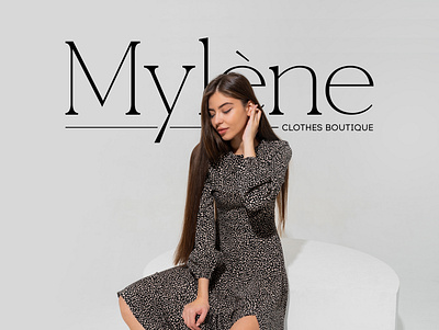 Myléne Logotype & Brand Identity branding design graphic design logo typography vector