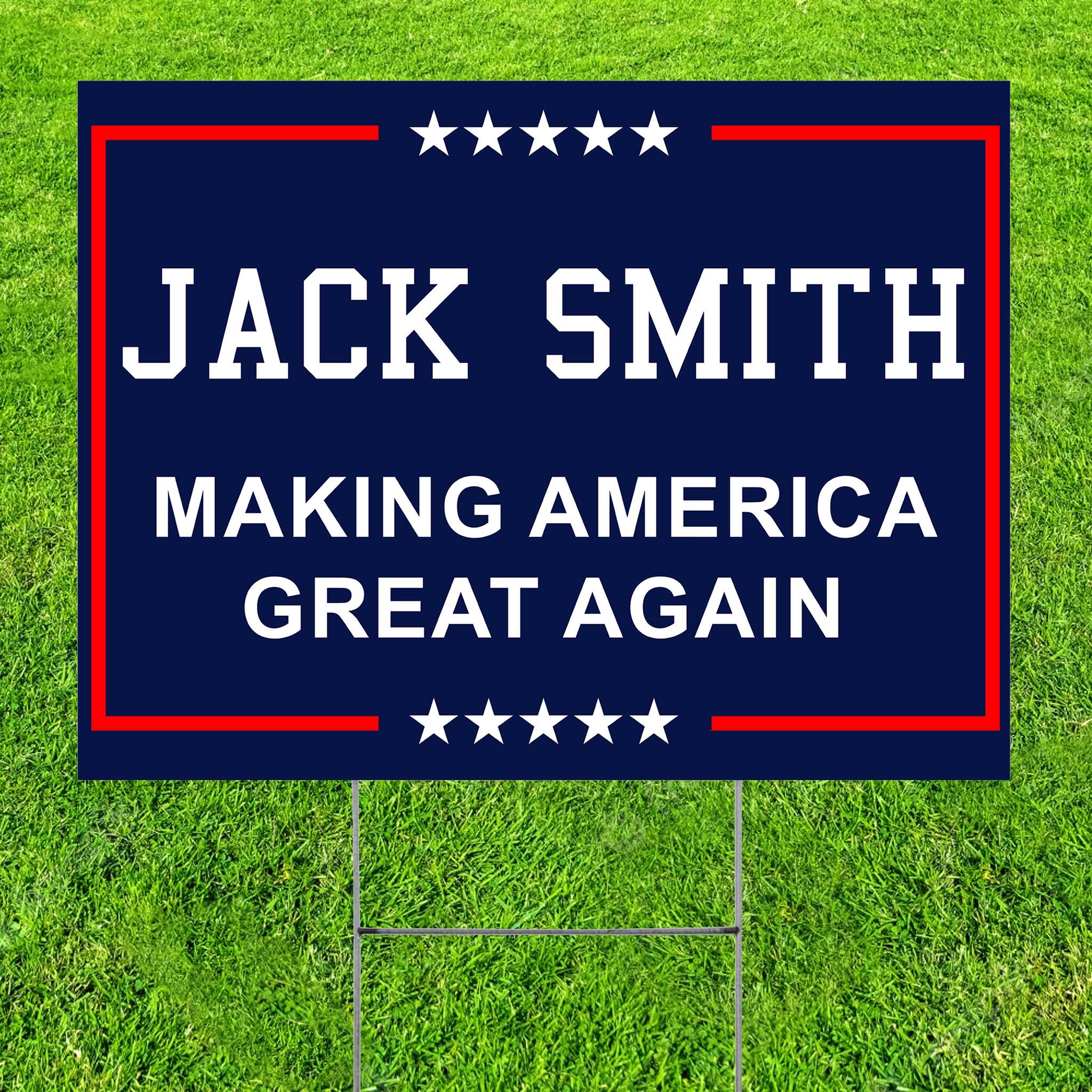 Jack Smith Making America Great Again Flag - Rockatee