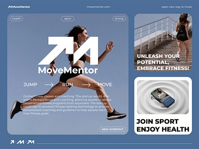 Fitness, Gym Logo And Branding app brand identity branding coach crossfit exercise fitness fitness logo fitness startup gym health logo identity logo online fitness online platform people platform sport website workout