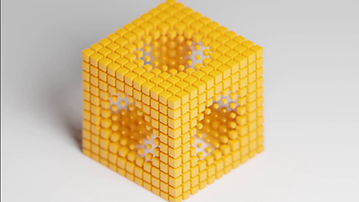 3D Cube - looping 3d animation blander branding cube design graphic design logo looping motion motion design video