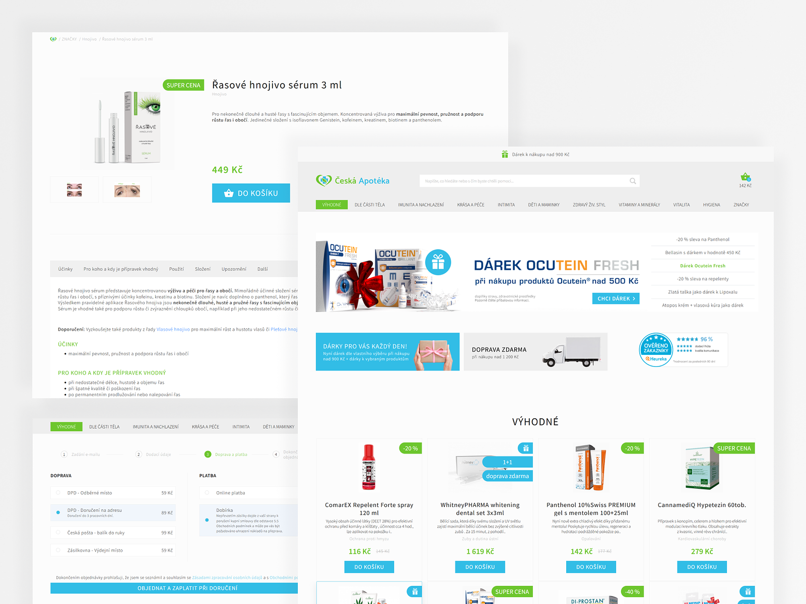 E-shop | Pharmacy by Lucie Šrubařová | UX/UI | Ad design on Dribbble