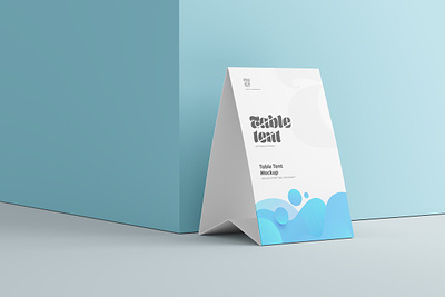 Table Tent Mockup 3d animation bar event flyer food graphic design identity mock up mockup modern restaurant table table card table talker table tent template tent tent card ui